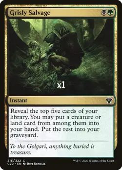 MTG FNM C20 Grisly Salvage MINT (SELECT) - Image 3