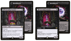 MTG Innistrad: Crimson Vow VOW Concealing Curtains MINT (SELECT) - Image 1