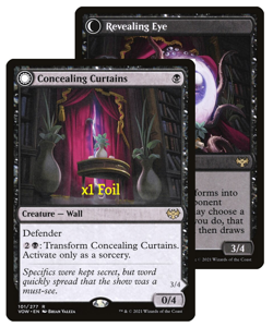 MTG Innistrad: Crimson Vow VOW Concealing Curtains MINT (SELECT) - Image 2