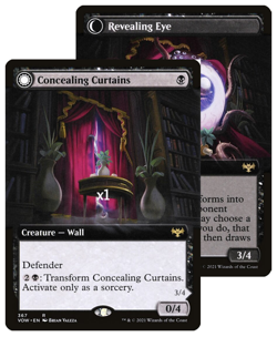 MTG Innistrad: Crimson Vow VOW Concealing Curtains MINT (SELECT) - Image 3