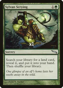 MTG MRD 10E BFZ FNM MB1 TSR Sylvan Scrying MINT (SELECT) - Image 2