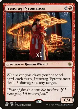 MTG Throne of Eldraine ELD Irencrag Pyromancer MINT (SELECT) - Image 2