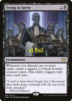 MTG Innistrad: Crimson Vow VOW Dying to Serve MINT (SELECT) - Image 3