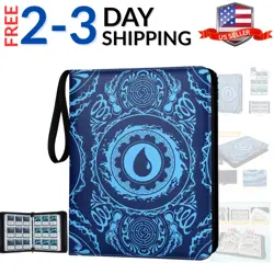 9-Pocket Card Binder for MTG,720 Double Sided Pocket PU Trading Collection Bi... - Image 1