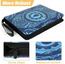 9-Pocket Card Binder for MTG,720 Double Sided Pocket PU Trading Collection Bi... - Image 4