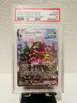 Pokemon Rayquaza VMAX Evolving Skies 218/203 PSA 10 Alternative Art/Secret Rare - Image 3