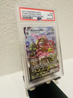 Pokemon Rayquaza VMAX Evolving Skies 218/203 PSA 10 Alternative Art/Secret Rare - Image 4