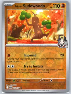 Ethan's Sudowoodo 093/182 Near Mint RevHolo Destined Rivals Pokemon Shipnow - Image 1