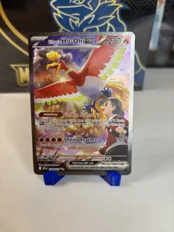 Pokemon Ethans Ho-Oh EX 230/182 Destined Rivals Special Illustration Rare NM/M - Image 1