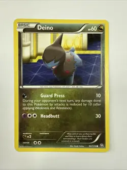 Pokemon TCG - Deino - 94/124 - Common - Dragons Exalted - NM - Image 1