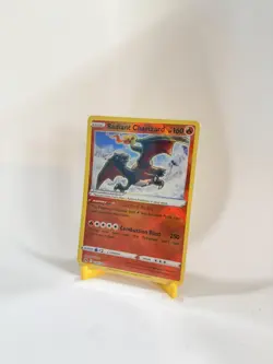 Pokemon TCG Radiant Charizard Crown Zenith Holo Card 020/159 Near Mint Condition - Image 1