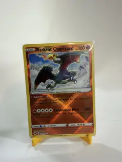 Pokemon TCG Radiant Charizard Crown Zenith Holo Card 020/159 Near Mint Condition - Image 3