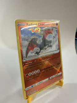 Pokemon TCG Radiant Charizard Crown Zenith Holo Card 020/159 Near Mint Condition - Image 4