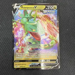 Pokemon Rayquaza v SWSH147 Holo Card Sword & Shield Promo - Image 1