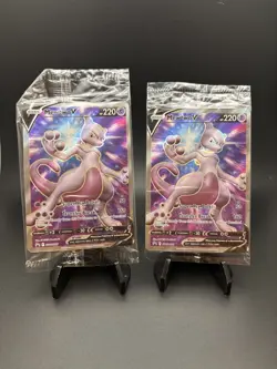 TWO - Mewtwo v SWSH229 Pokemon Go Black Star Promo Card Sealed - Image 1
