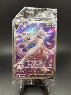 TWO - Mewtwo v SWSH229 Pokemon Go Black Star Promo Card Sealed - Image 5