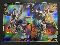 UTB02-007 LX02-029 Wing Gundam Tallgeese Gundam Arsenal Base Card - Image 1