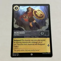 Hercules 181/204 Disney Lorcana The First Chapter Common Cold Foil Card NM - Image 1
