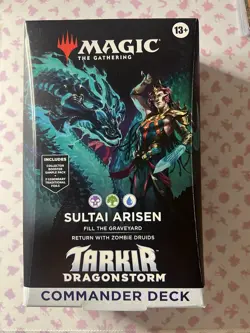 Magic the Gathering Tarkir Dragonstorm Commander Deck - Sultai Arisen - Image 1
