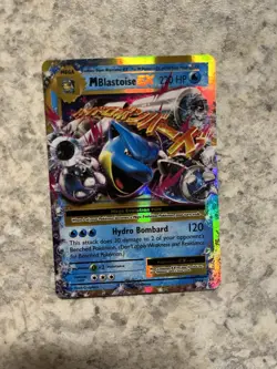 Pokemon TCG Mega M Blastoise EX 22/108 2016 XY Evolutions - Image 1