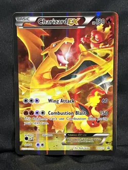 Pokemon TCG Charizard EX XY121 Black Star Promo Full Art English NM - Image 1