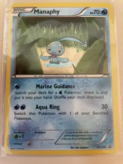 Pokemon TCG Manaphy XY XY190 Holo Promo Promo LP - Image 1