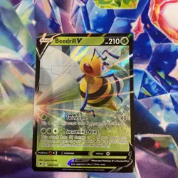 Pokemon Beedrill v Ultra Rare Astral Radiance Card 001/189 NM Condition - Image 1