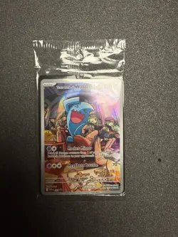 Team Rockets Wobbuffet Promo Card 203 Sealed Destined Rivals - Image 1