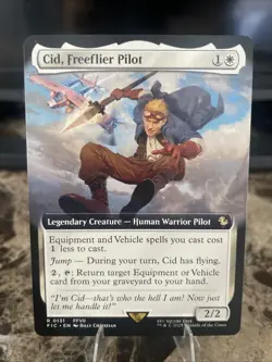MTG Cid, Freeflier Pilot (Extended Art) Commander: Final Fantasy 131 NM - Image 1