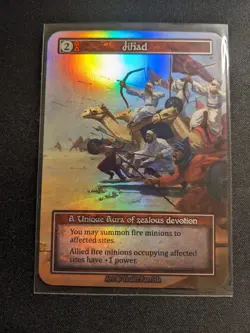 Sorcery Contested Realm Beta Foil Unique Ji Had And Crusade Near Mint! - Image 3
