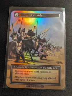 Sorcery Contested Realm Beta Foil Unique Ji Had And Crusade Near Mint! - Image 5