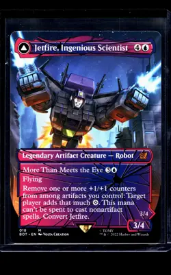 Magic The Gathering Transformers Shattered Glass Jetfire Ingenious Scientist LP - Image 1