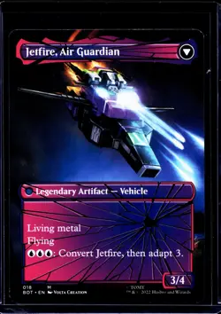 Magic The Gathering Transformers Shattered Glass Jetfire Ingenious Scientist LP - Image 2