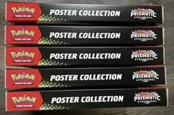 Pokemon Prismatic Evolutions Poster Collection Sealed - Lot of 5 - Image 1