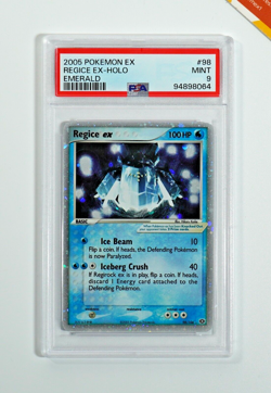 Pokemon PSA 9 Regice Ex #98 Holo EX Emerald 2005 English - Image 1