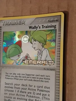 Pokemon Wally's Training 85/106 ex Emerald Reverse Holo NM-MINT See Pictures - Image 3
