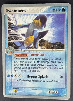 Swampert 13/109 2004 World Championship Decks (Reed Weichler) - Pokemon TCG - LP - Image 1