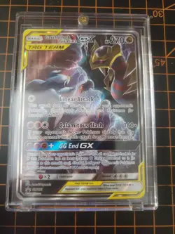 Garchomp & Giratina GX SM193 Ultra Rare Tag Team Pokemon TCG NM With Hard Case - Image 1