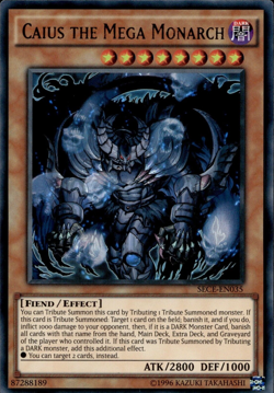 Caius The Mega Monarch - Ultra Rare SECE-EN035 - NM - YuGiOh - Image 1