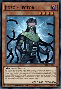 Jinzo - Jector - Super Rare Limited Edition SECE-ENS06 - NM - YuGiOh - Image 1