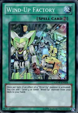 Wind-Up Factory - Super Rare GENF-EN054 - NM - YuGiOh - Image 1