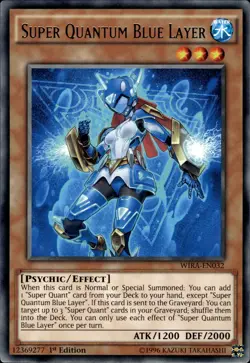 Super Quantum Blue Layer - Rare 1st Edition WIRA-EN032 - NM - YuGiOh - Image 1