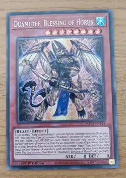 Yu-Gi-Oh! Duamutef Blessing of Horus | MP24-EN115 | Secret Rare | 1st Edition NM - Image 1
