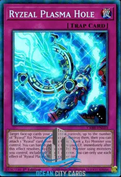 Yugioh Ryzeal Plasma Hole CRBR-EN010 Collector'S Rare 1st Edition - Image 1