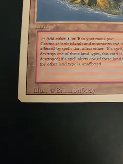 MTG Volcanic Island Revised Edition, Regular Rare Card - Image 4