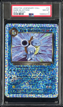 Blastoise Legendary Collection Reverse Box Topper Pokemon Card PSA 8 NM MINT - Image 1
