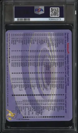 Blastoise Legendary Collection Reverse Box Topper Pokemon Card PSA 8 NM MINT - Image 2