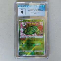 Venusaur Radiant Holo 004/071 Pokemon Go CGC MINT 9 Collectible Pokemon Card - Image 1