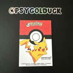 Pokemon Peru Crystal Card Collection Pidgeot error card (says Pidgeotto) - Image 2
