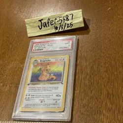 PSA 9 Dragonite Holographic 1st edition Fossil Pokemon Card Vintage rare! - Image 2